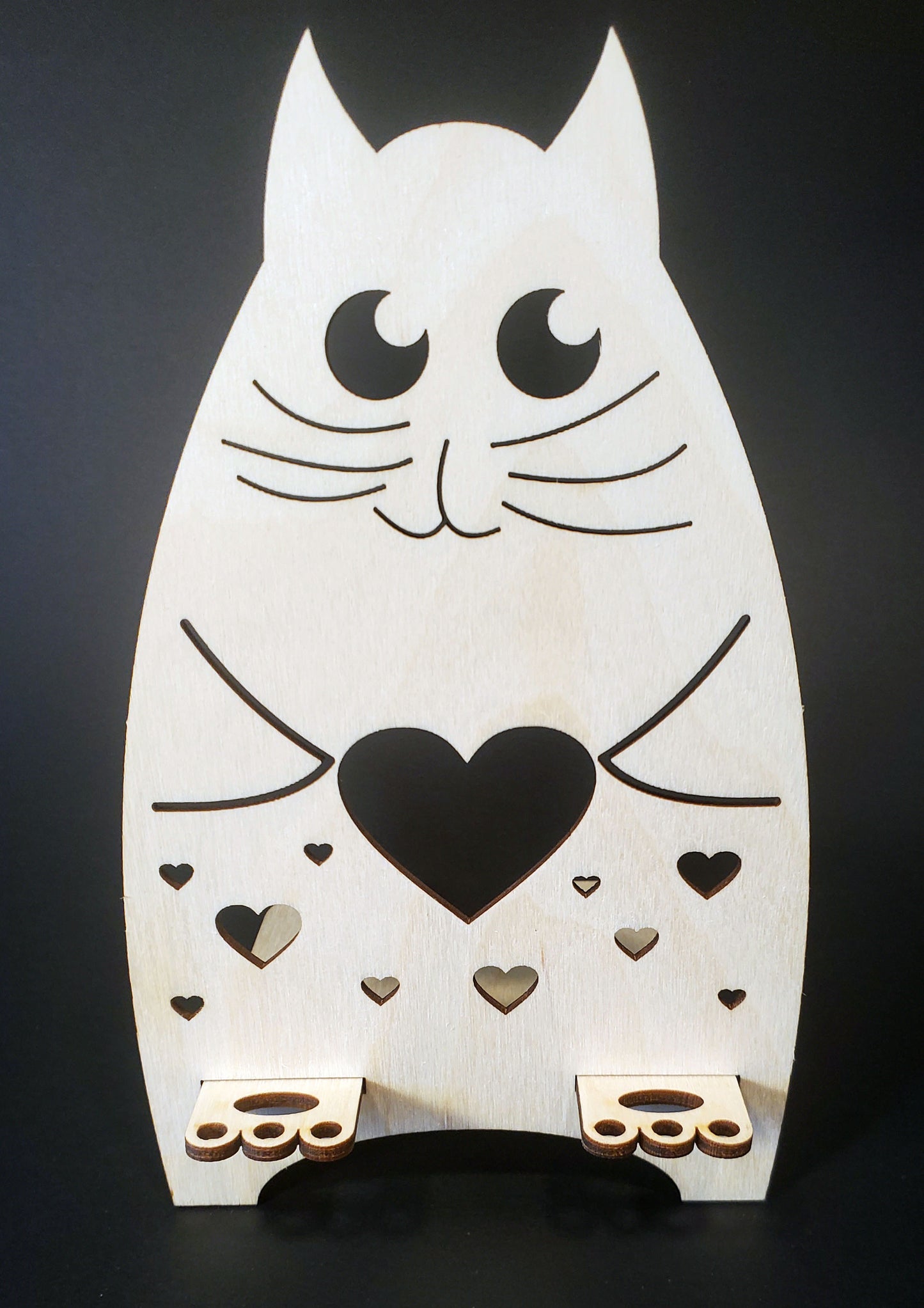 Phone stand -kitty in love