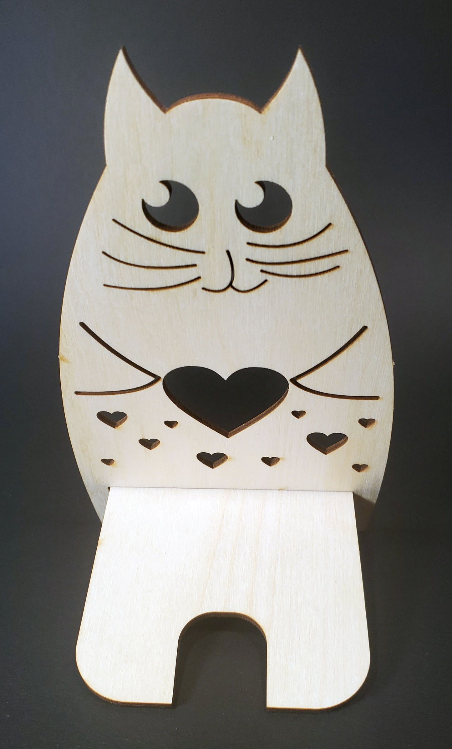 Phone stand -kitty in love