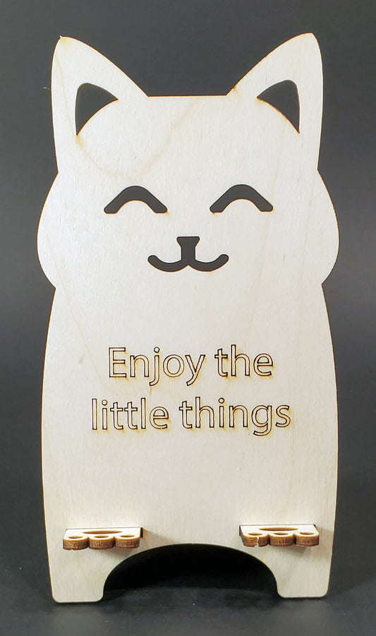 Phone stand - smiley kitty