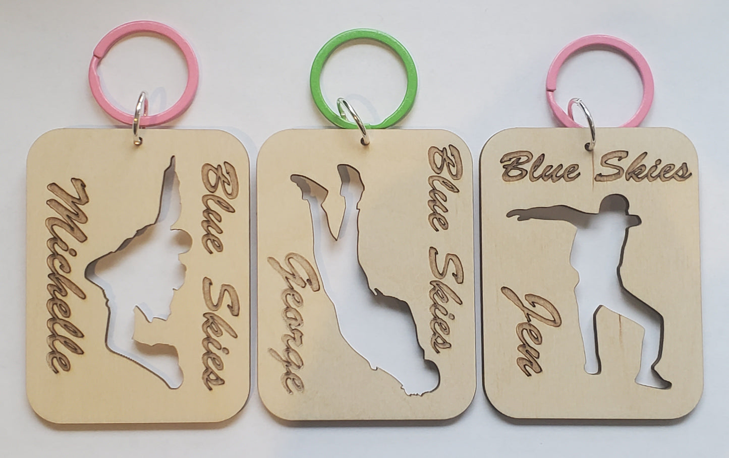 Skydive BlueSkies - Keychain  (Custom)