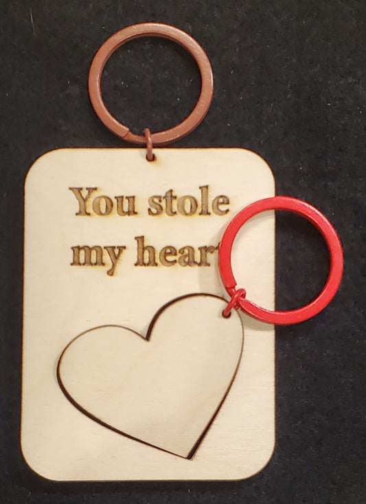 Stole his/her heart! - Keychain