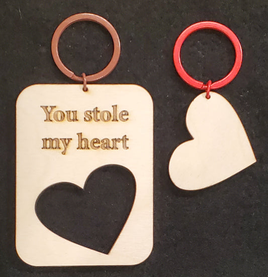 Stole his/her heart! - Keychain